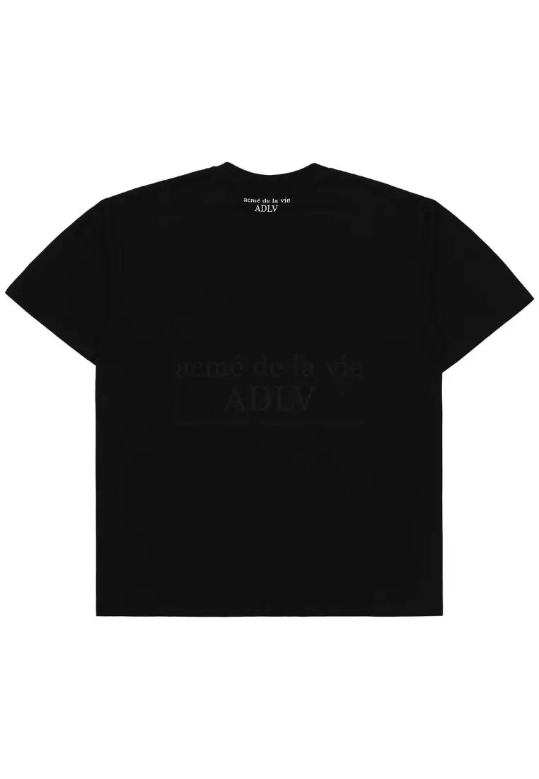 Tough Guy Club Printing Short Sleeve T-Shirt Black