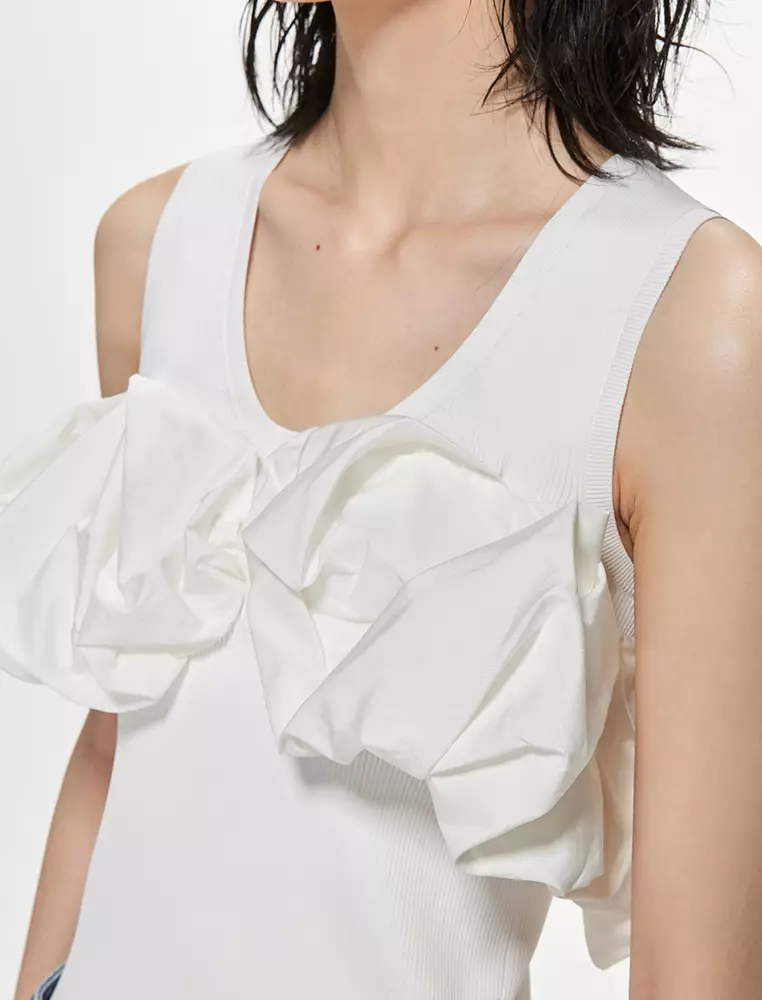 Eco-Friendly Stretch Yarn Fitted Everyday Casual Knit Vest