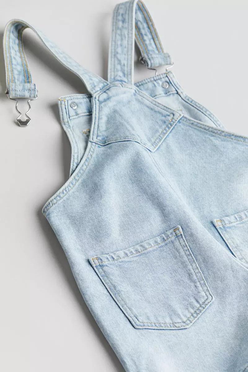 Buy H&M Denim dungaree shorts 2024 Online