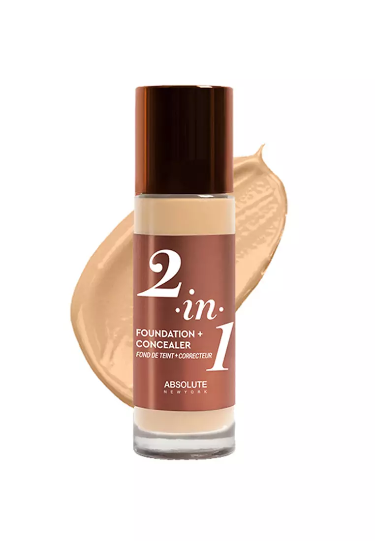 2-IN-1 FOUNDATION & CONCEALER - NEUTRAL SHELL