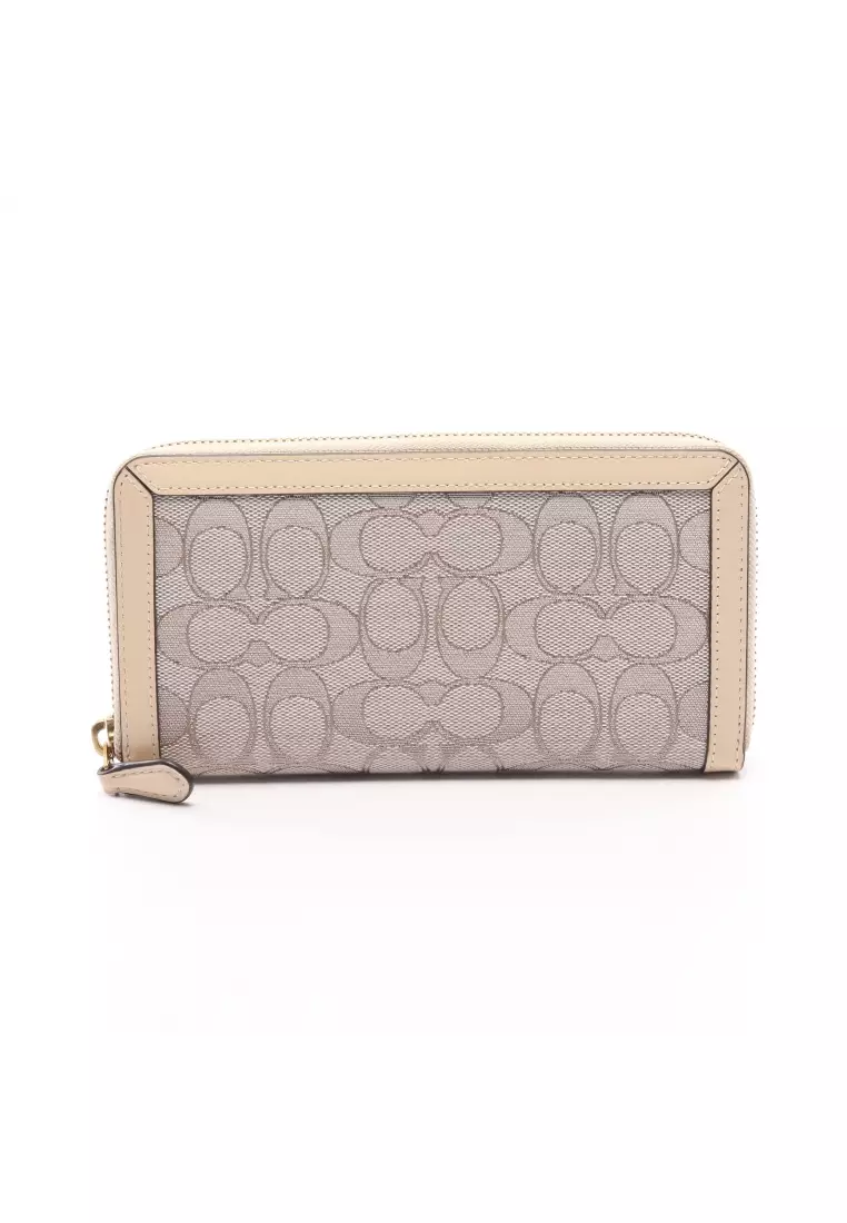 Coach store wallet beige