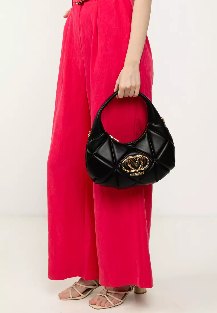 壓花菱紋枕頭手挽袋 (nt)