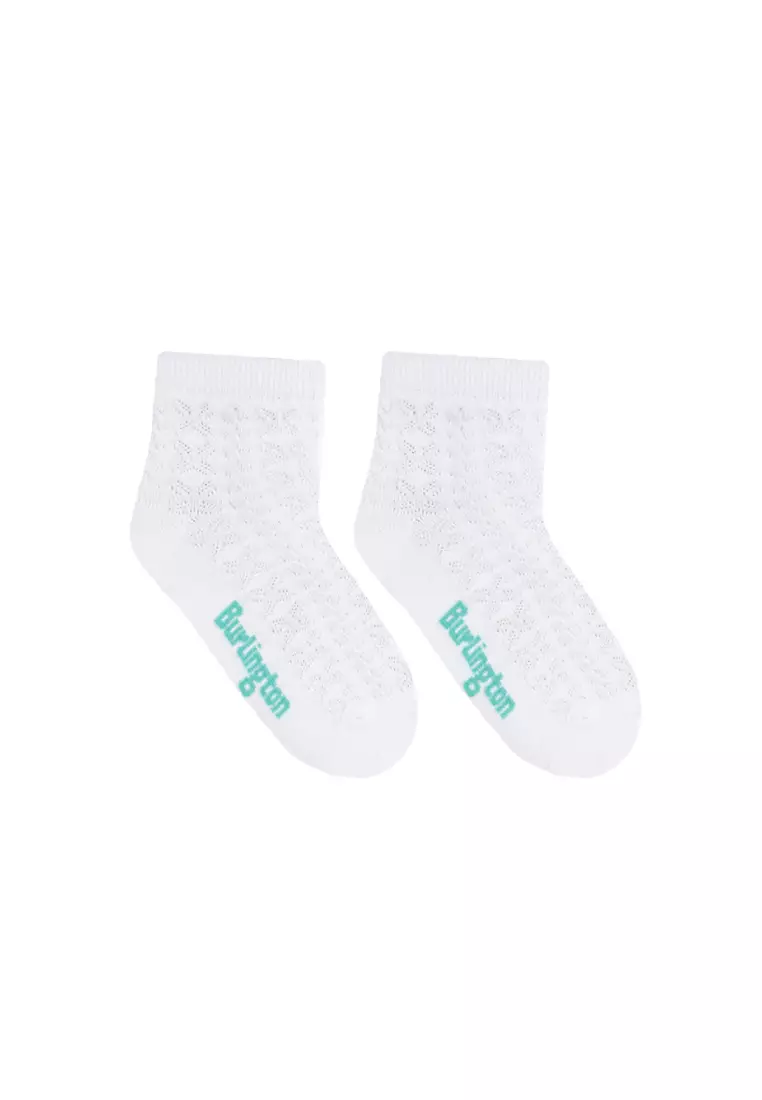 Burlington Children's Embossed Cotton Thin Casual Ankle Socks 3 pairs in a pack BGCMG1