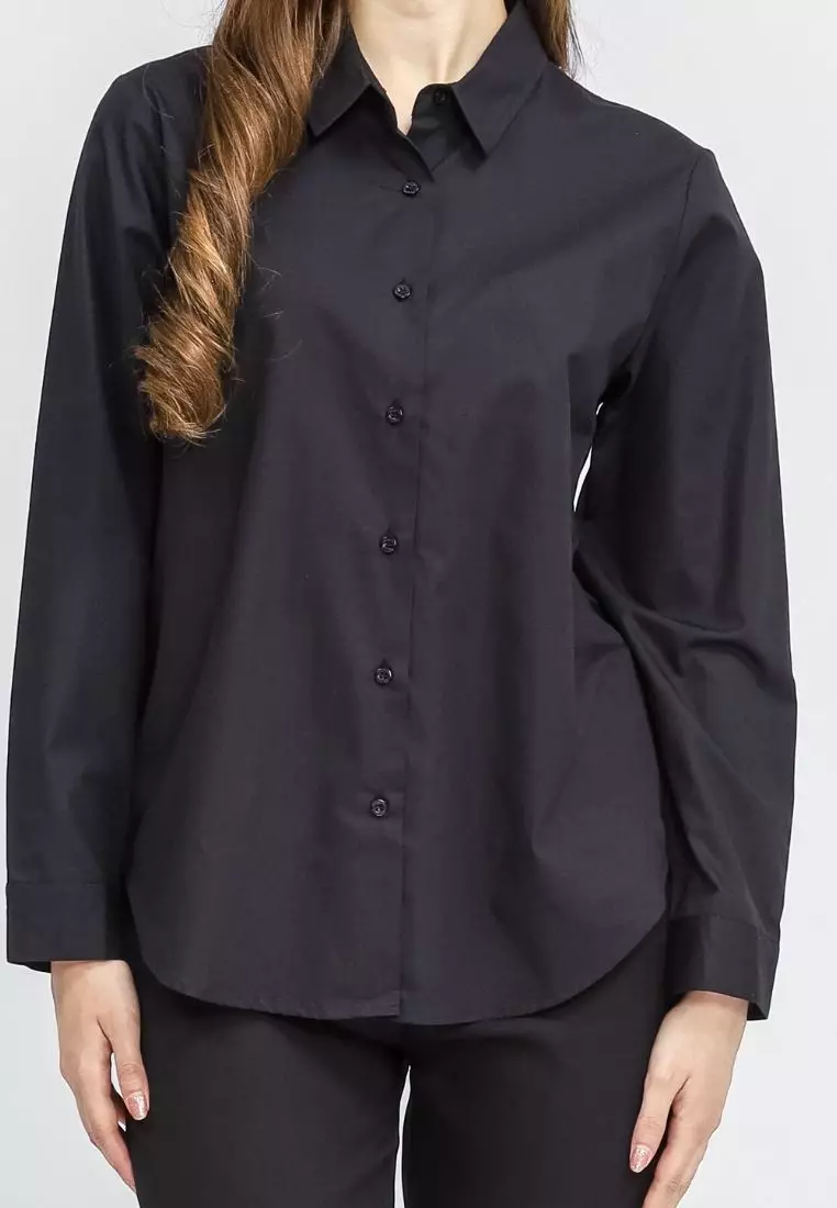 Urban Exchange Sabrina Black Shirt