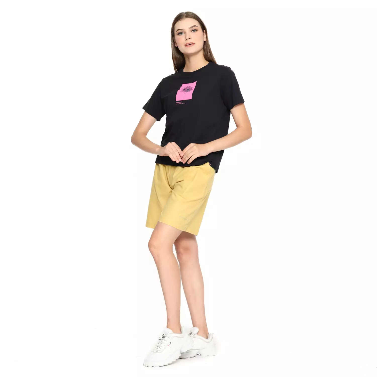 Planet Surf Clothing Kaos Lengan Pendek Wanita Daisy Ladies Tee 231C Planet Surf