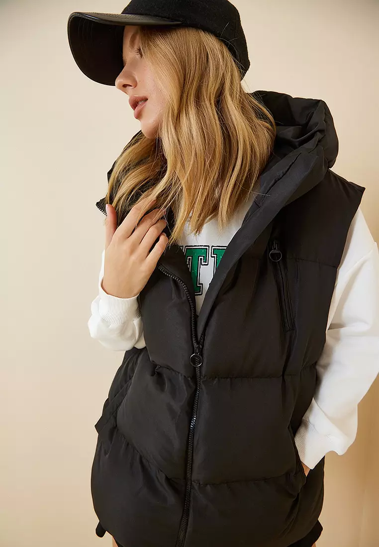 Hooded Oversized Inflatable Vest