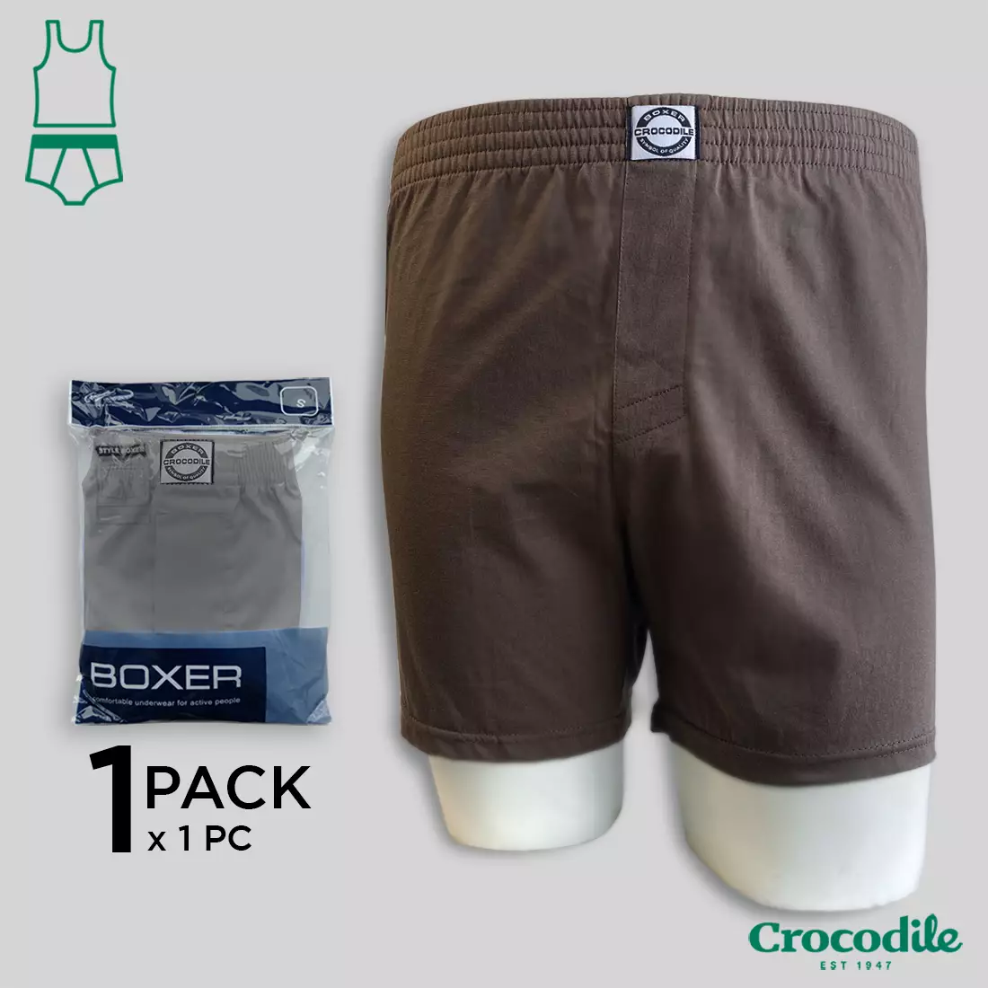 Crocodile Boxer 538-0007 - 1 Pack - Original
