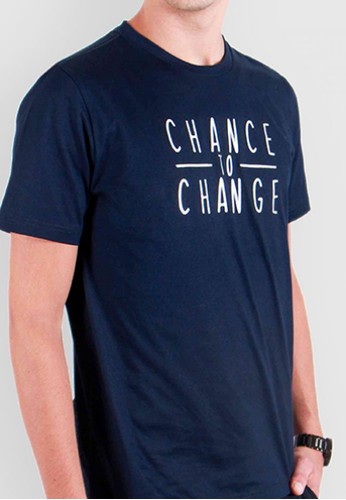 Jual 180 Degrees 180 Degrees Chance to Change T Shirt Pria 