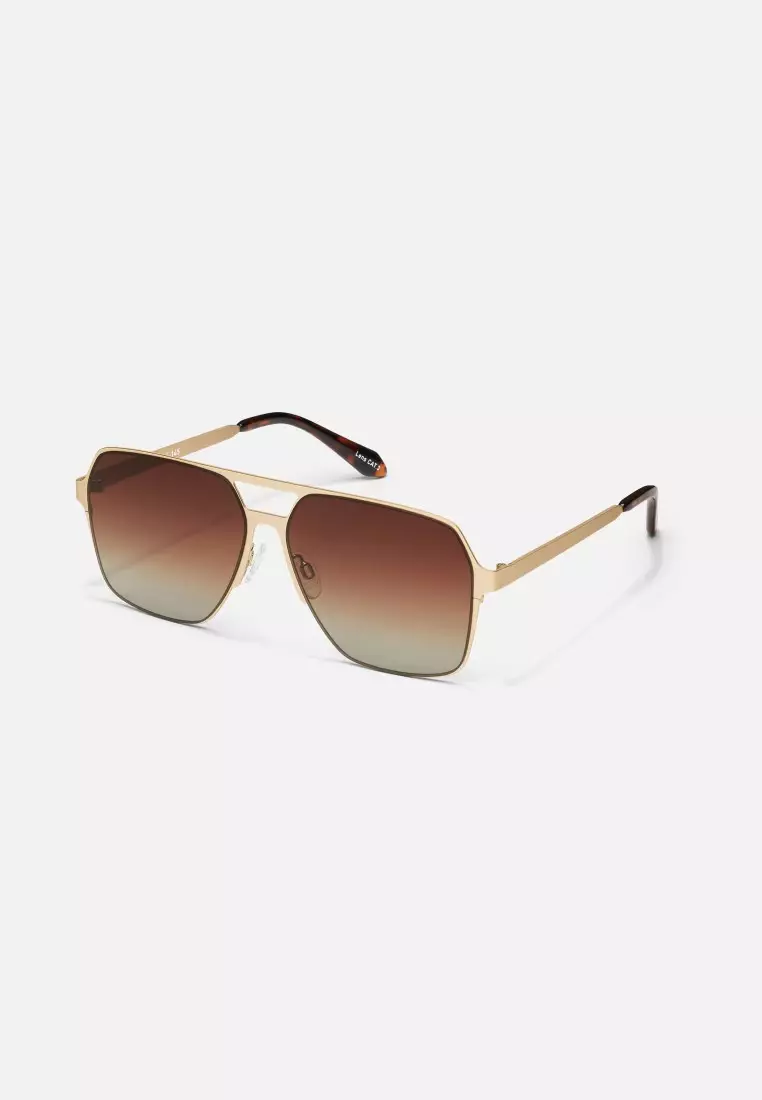 Backstage Pass Sunglasses - Gold/Brown Polarized