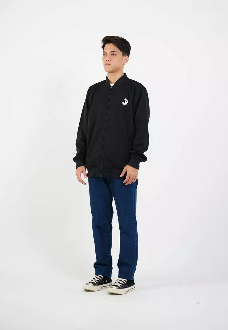 3Second Men's Bomber Jacket Regular Fit Fleece Kanno OL-C101224