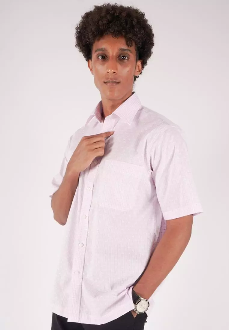 Kemeja Lengan Pendek Pierre Cardin Rotte Plaid