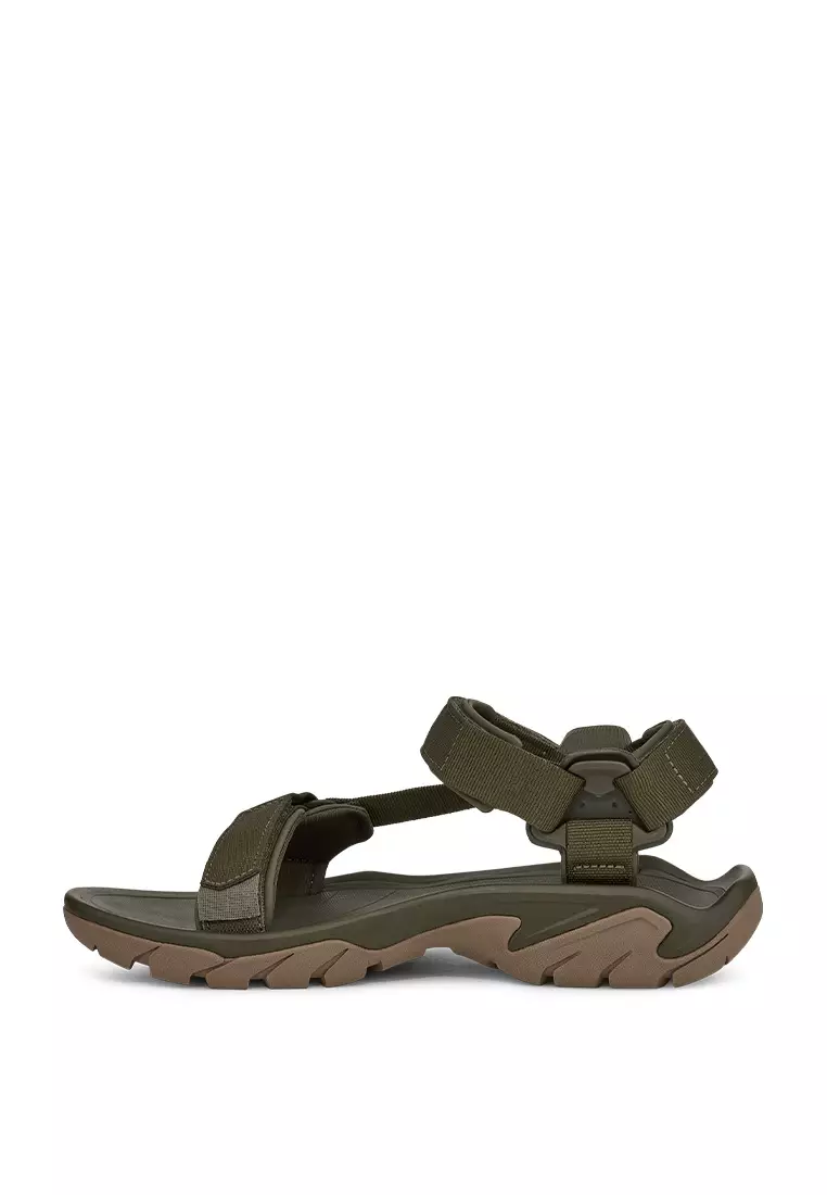 Men's Terra Fi 5 Universal Hiking Sandal - Dark Olive/Honey Brown (1102456-DVH)
