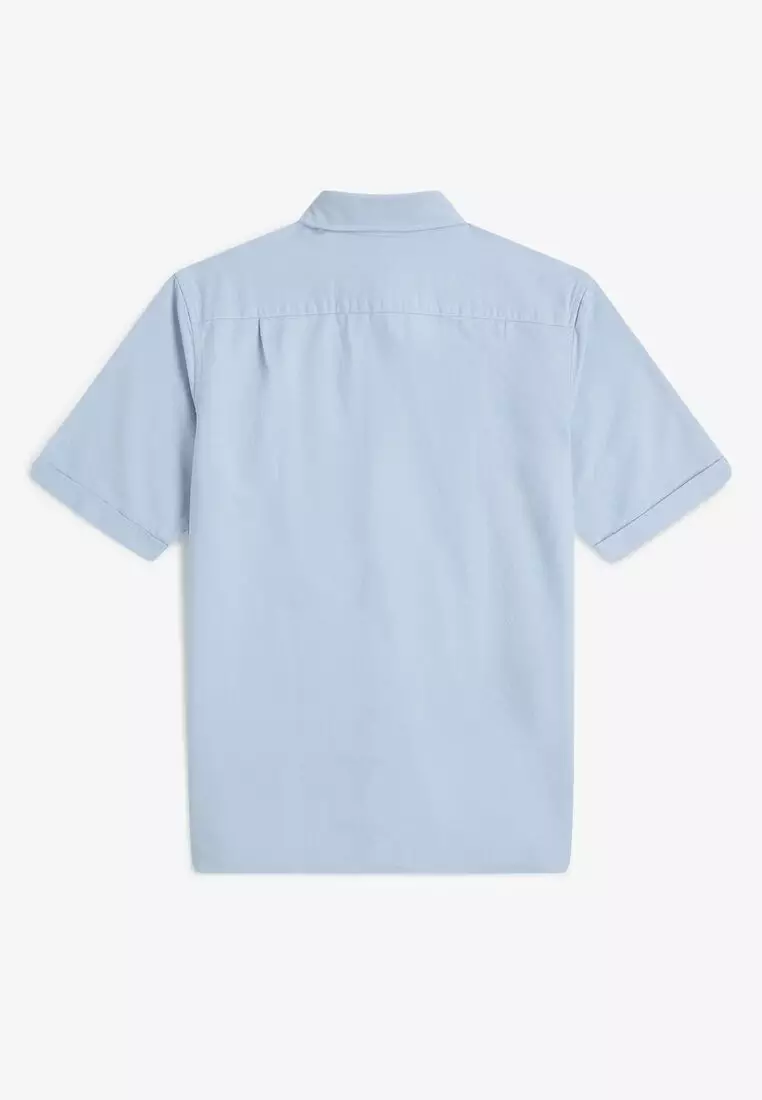 Fred Perry M8730 Oxford Shirt (Light Smoke)