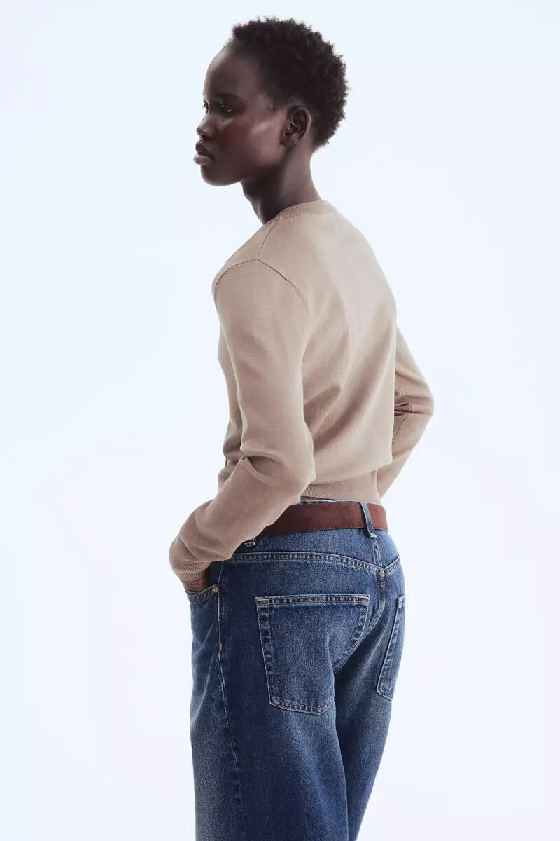 Fine-knit cardigan