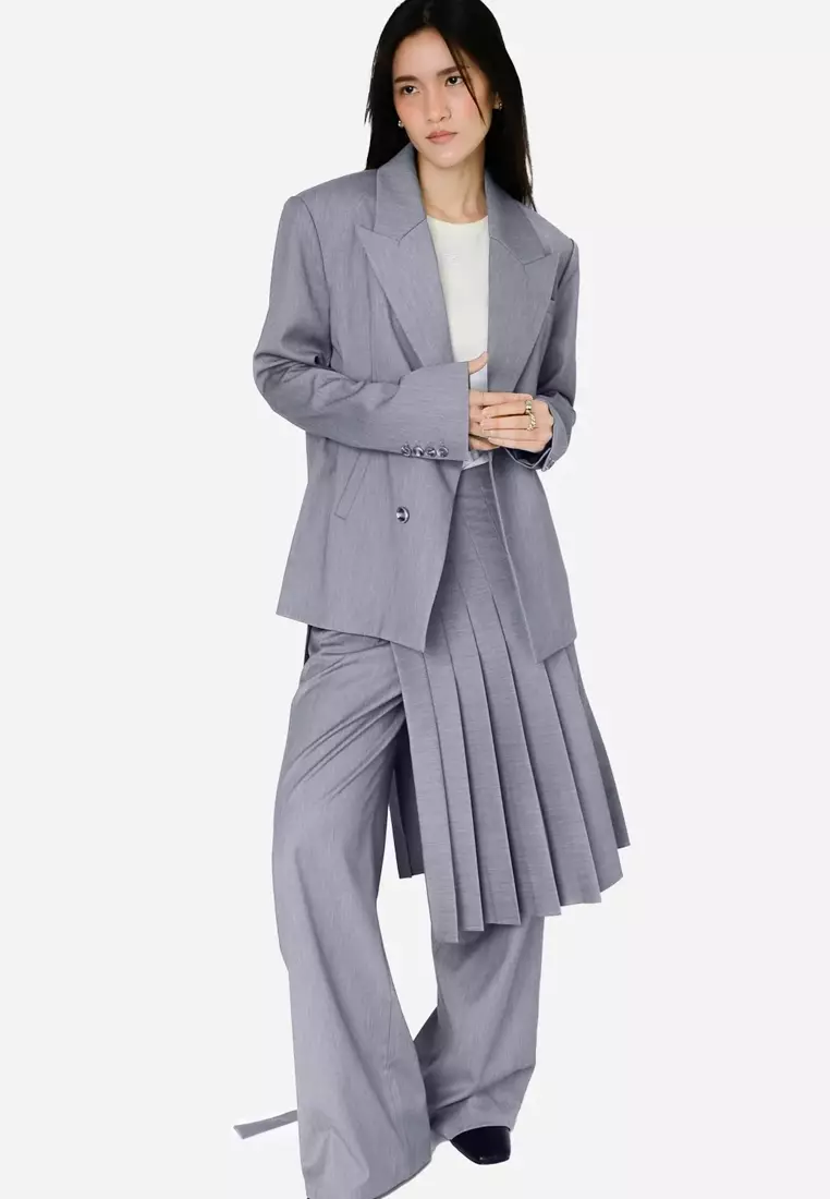 Oversized Blazer in Grey