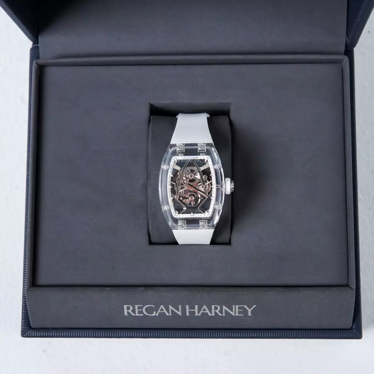 Jam Tangan REGAN HARNEY RH 36-11 BLANC CRYSTAL WATCH 100% ORIGINAL - OS