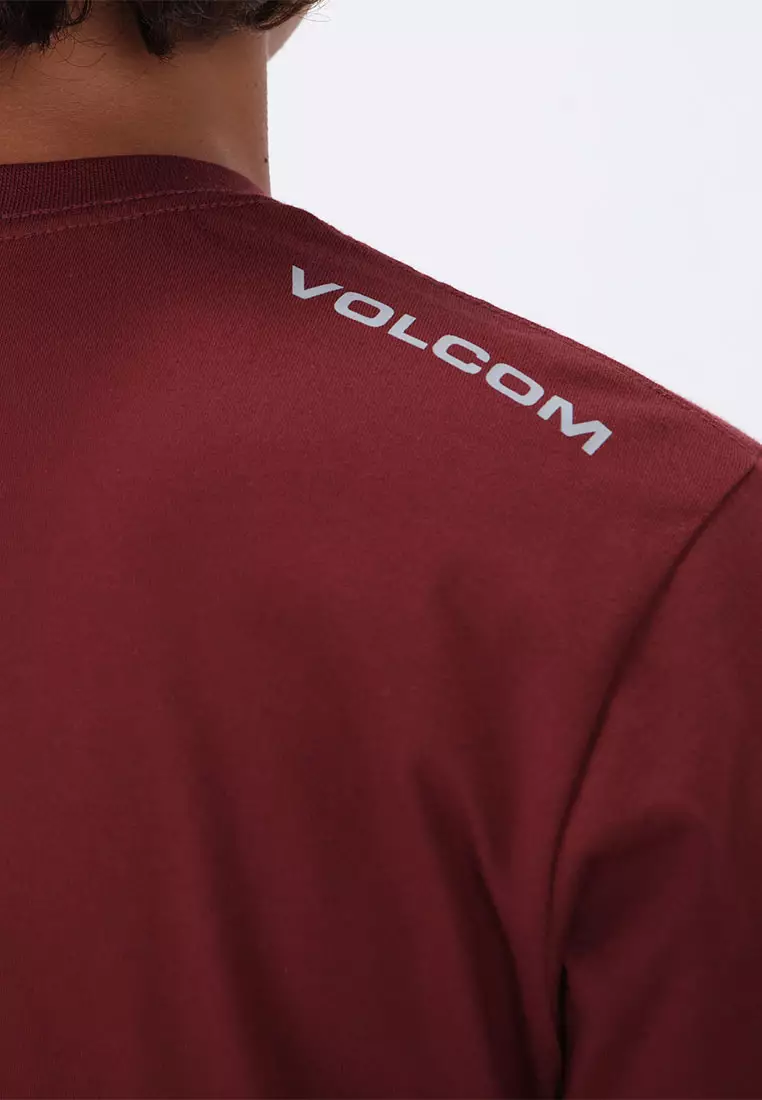 MSL SOLID POCKET SHORT SLEEVE TEE MERLOT