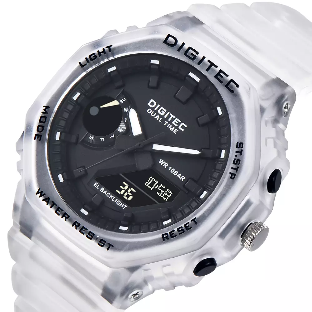 DIGITEC Jam Tangan Analog-Digital Wanita MDA-3119T - WHT4B White