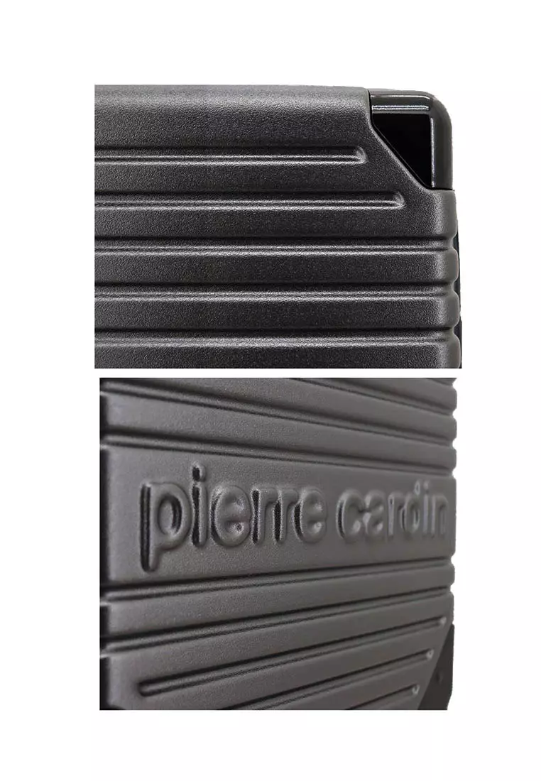 Mallette Attaché-case Pierre Cardin En Cuir Noir - Taille Moyenne - Neuf Avec étiquettes