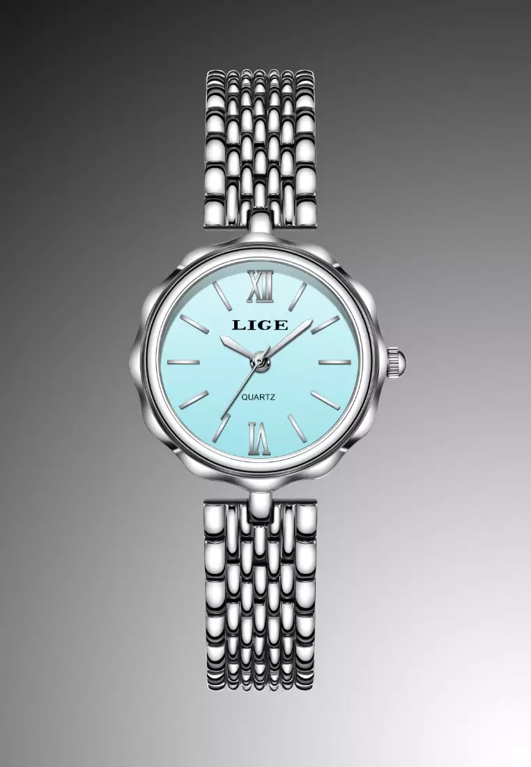 Ladies Stainless Steel Quartz Watch, Stainless Steel Bracelet