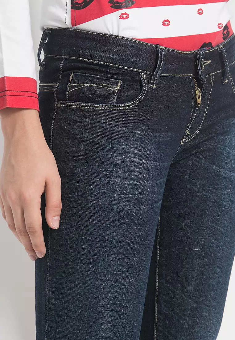 LGS - Celana Jeans Wanita - Whiskers - Hitam - LPC.401.003.A195.C