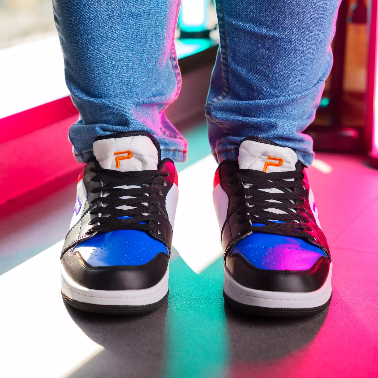 PAULMAY - Sepatu Sneakers Pria Boston - Black Blue