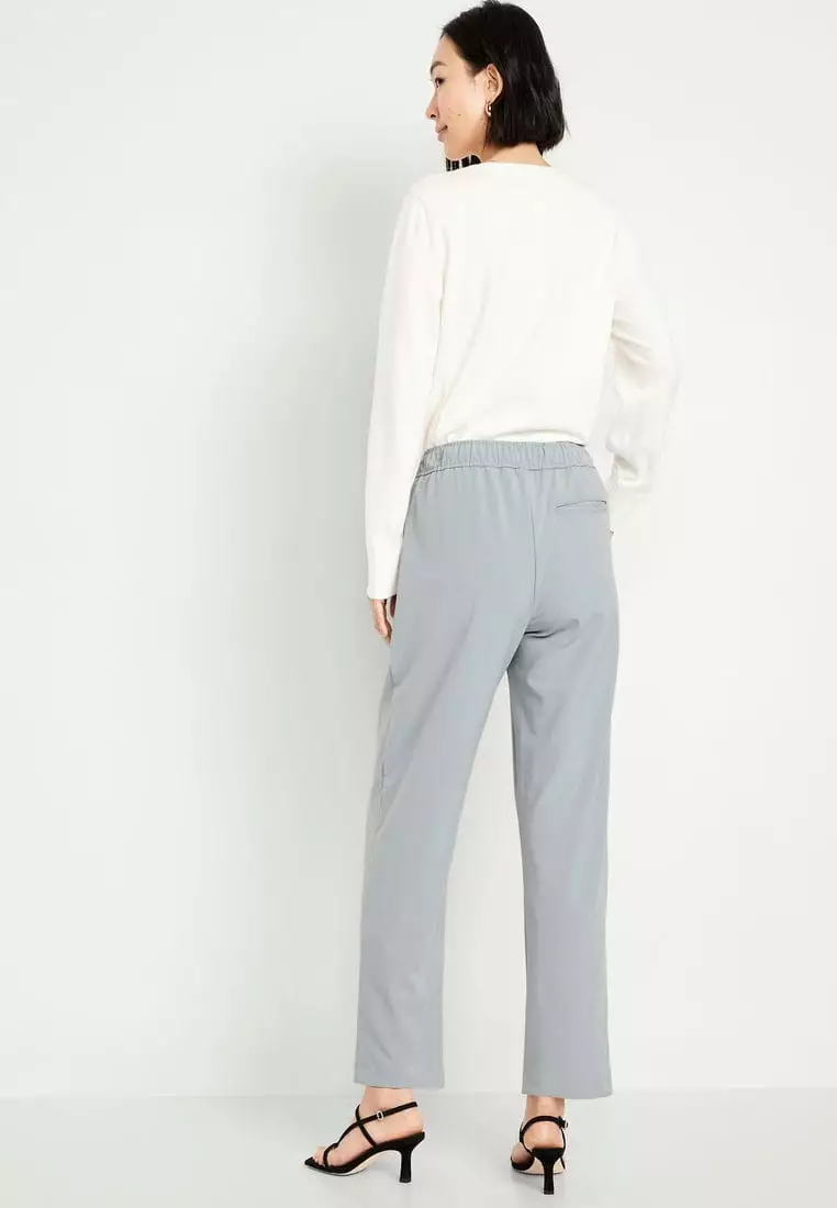 High-Waisted Billie Straight Trouser