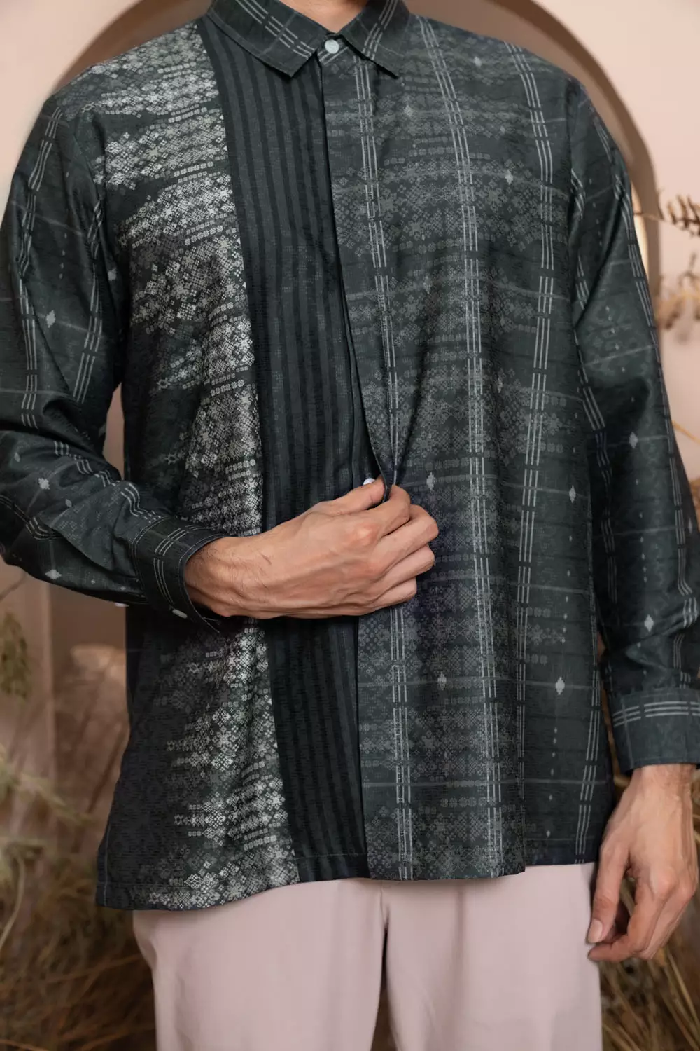 Klamby - Aleris Long Shirt Men Tabe