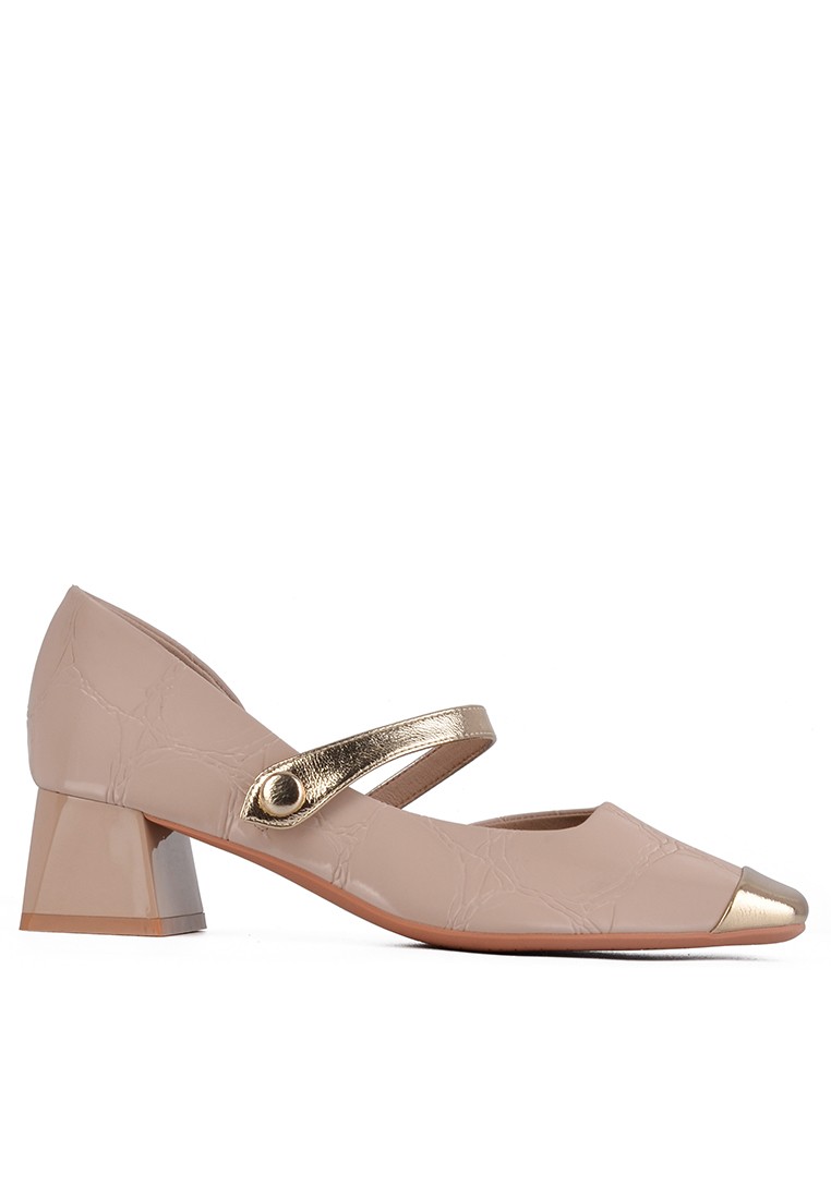 4.5CM Color Matching Mary Jane Shoes XJ3321-2