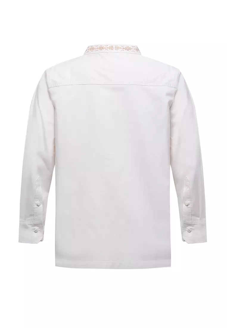 Pito Dito Boy Bellingham Kemeja Panjang Ciang-I Anak Cream