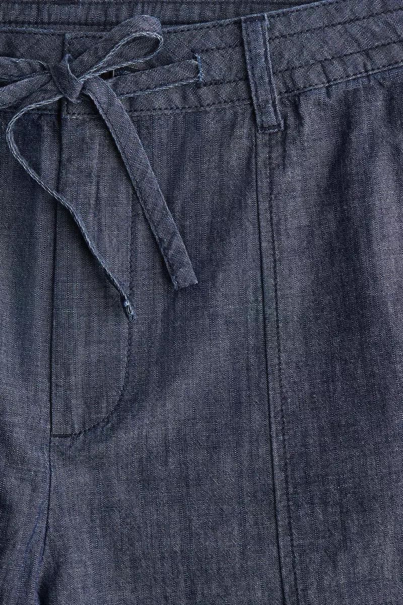 Baggy cotton trousers