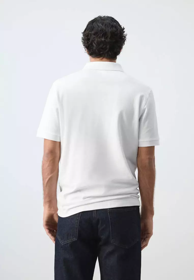 Regular-Fit Cotton Piqué Polo Shirt