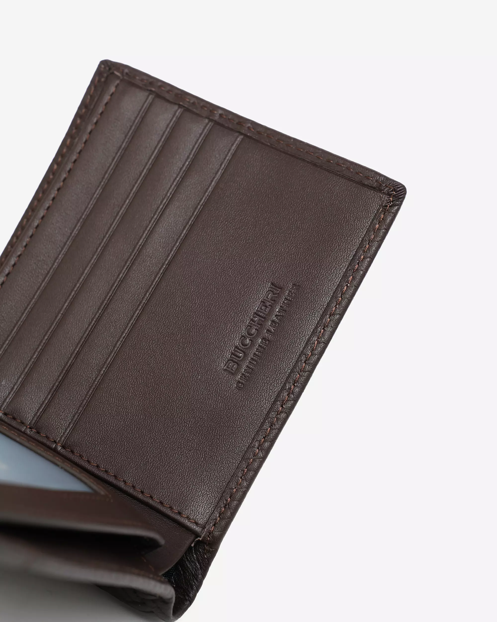 Jual Buccheri Buccheri Simon Wallet Men Brown Original 2024 ZALORA