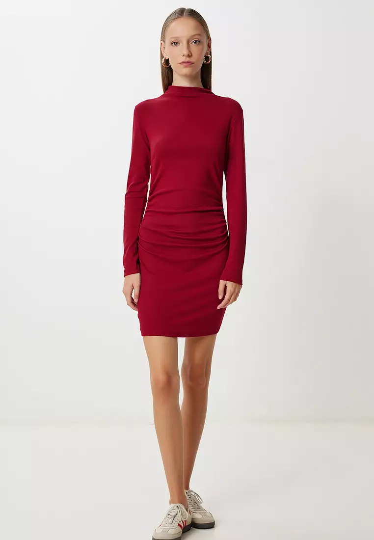 Ruched Mini Dress