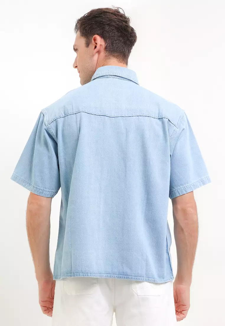 Kemeja Denim Relaxed Fit - Jose Shirts