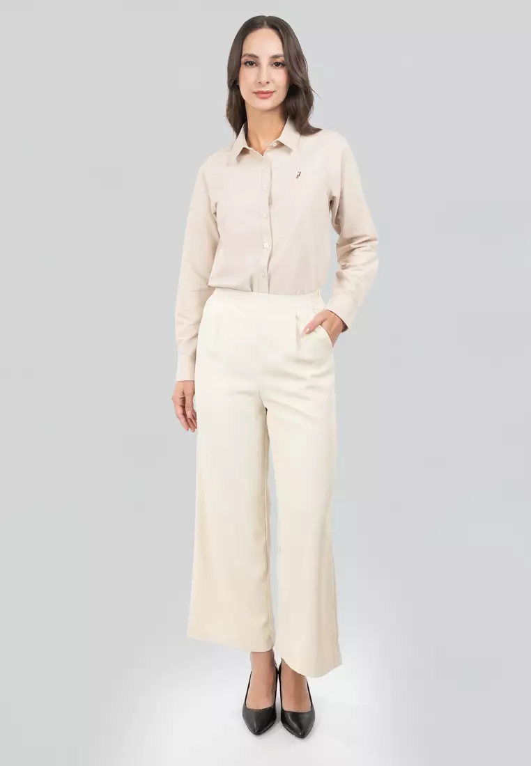Polo Haus - Women’s Wide Leg Pants WBLP005