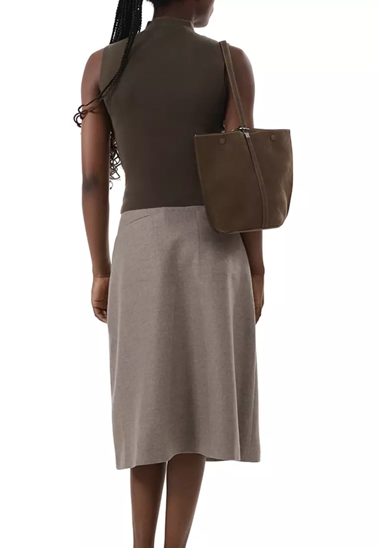 ORUKAMI Flat Hook Convertible Bucket Tote Small - Grey