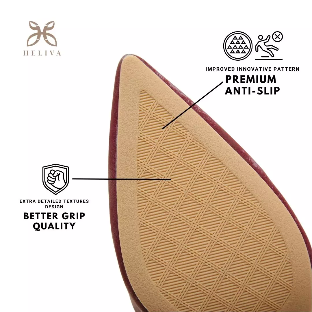 Heliva Angela High Heels Stiletto Shimmer Sling Back Sol 9cm