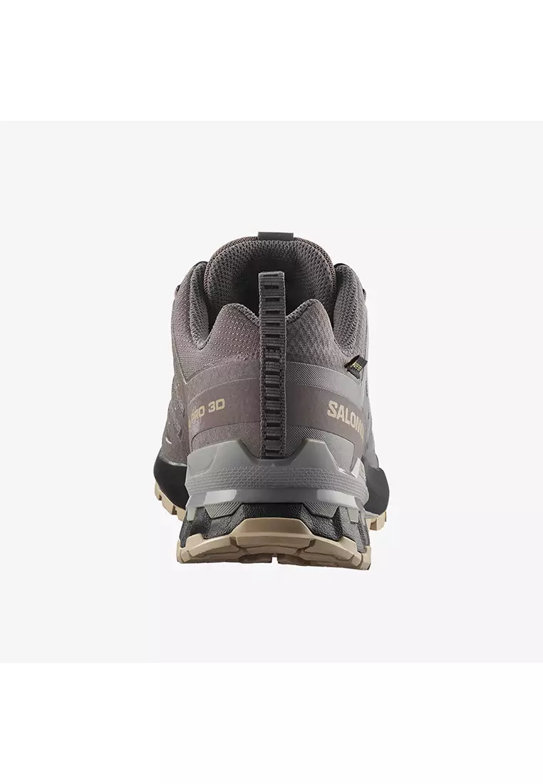 XA PRO 3D V9 Gore-tex Women Hiking Shoes in Plum Kitten / Black / Gull