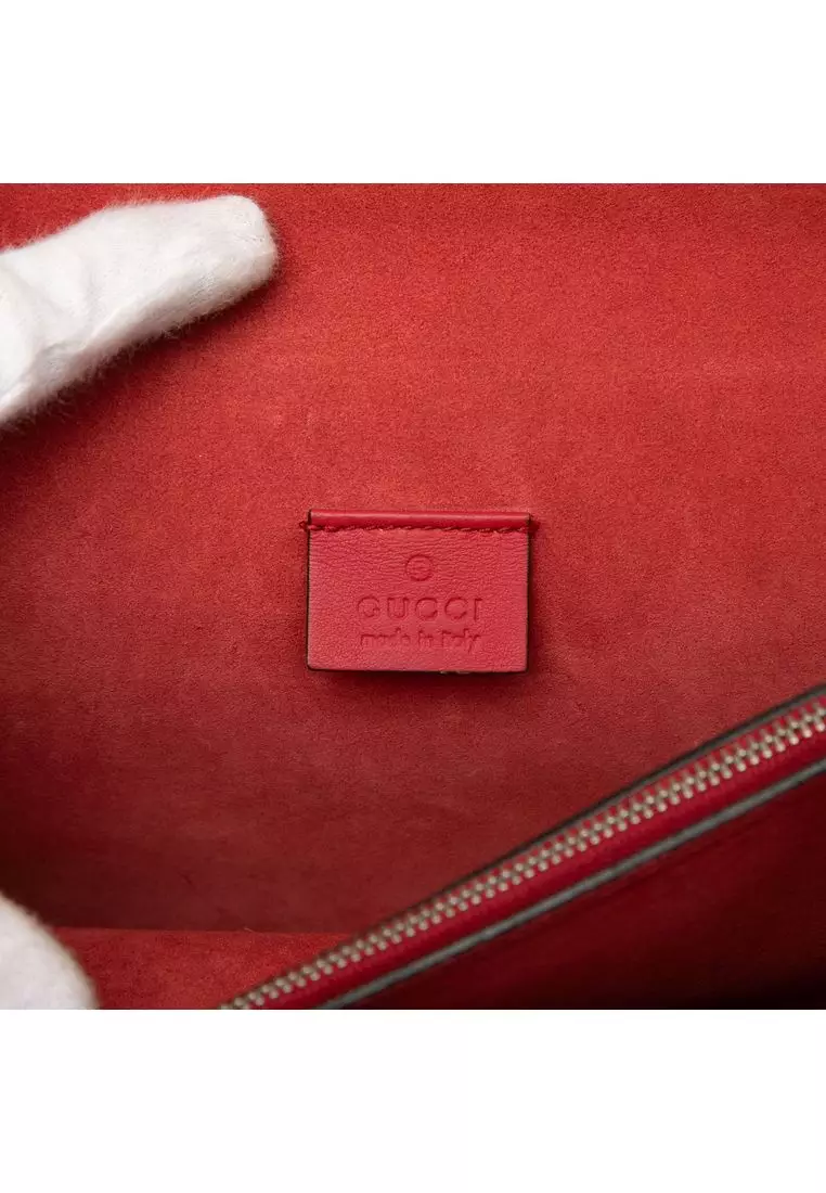 Pre-Loved Gucci Medium Gg Supreme Dionysus Crossbody