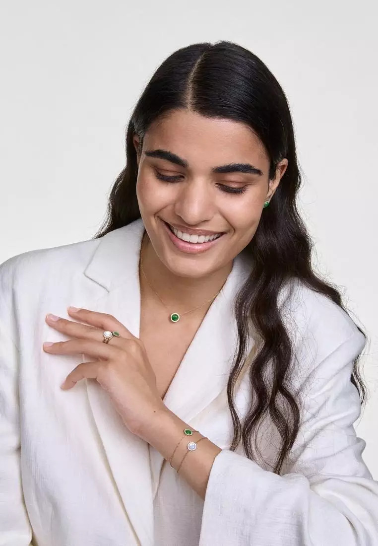 Audrey Bracelet Jade Gold - Unisex Bracelet for women and men stainless steel Bracelet DW Official Authentic Original gelang tangan perempuan lelaki DW