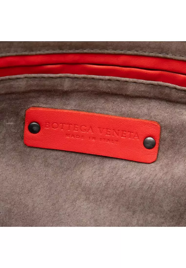 Pre-Loved Bottega Veneta Nappa Intrecciato Nodini Crossbody