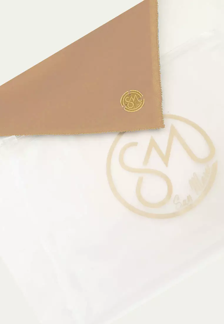 Daily Plain Shawl Eyelash Hem Hijab Pashmina Maple