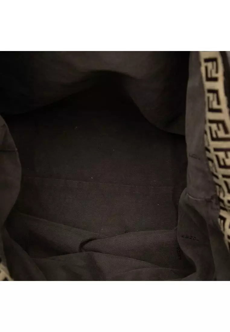 Pre-Loved Fendi Zucchino Canvas Tote