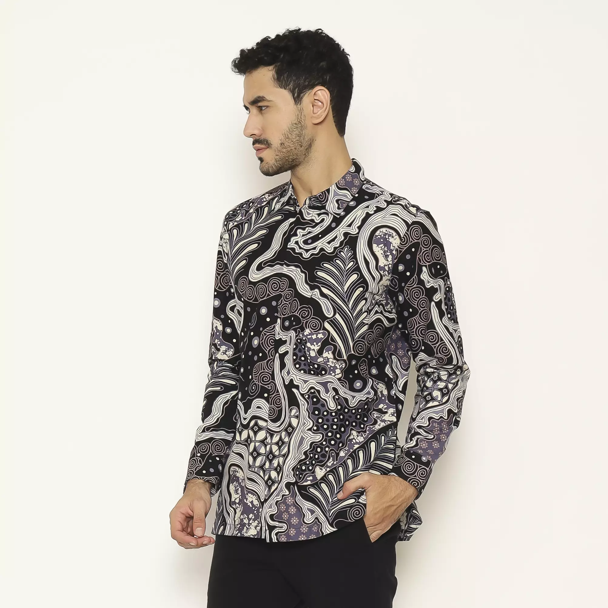 Kemeja Batik Pria - Bhatara Batik Tanggara - Atasan Kemeja Batik Lengan Panjang