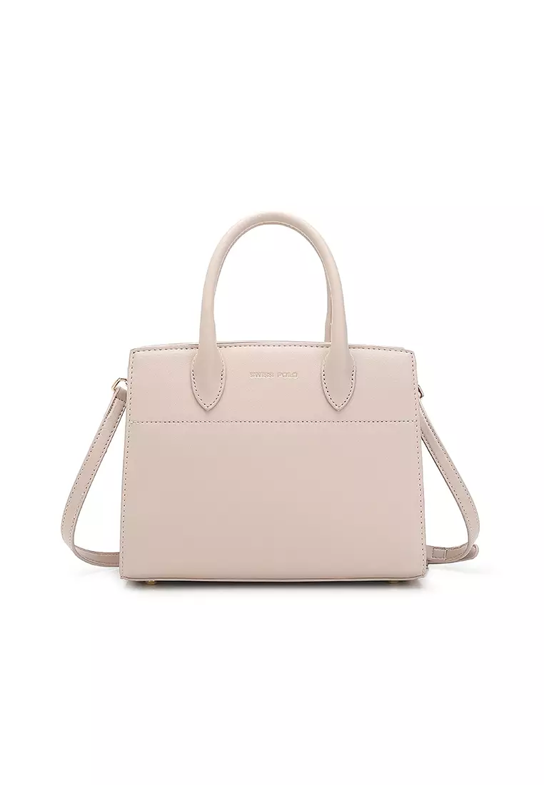 Women's Top Handle Bag / Sling Bag / Crossbody Bag - Apricot
