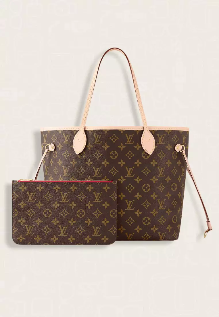 Neverfull MM Monogram Cerise Red