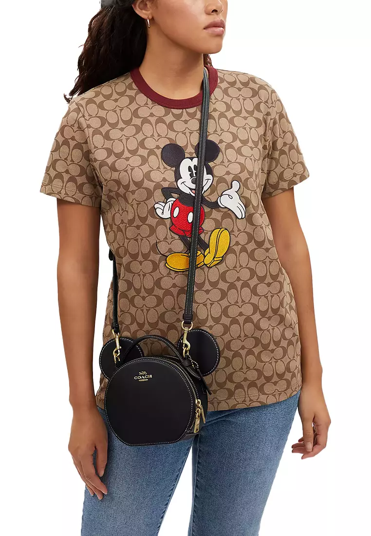 Buy Coach COACH Disney X Coach Mickey Mouse Ear Bag Black CM194 2024 Online ZALORA Singapore