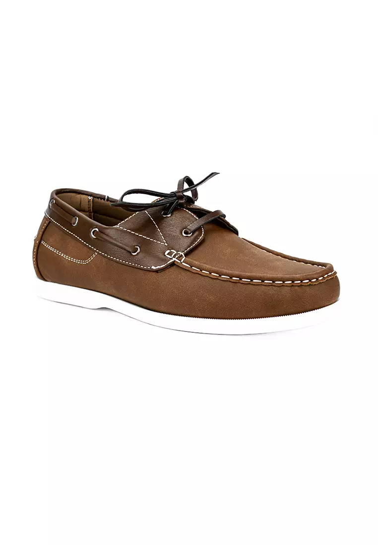Discount on Mario D' boro Runway  shoes - SKU: Men's Casual Boat Shoes Mw 22772 Brown C25 C51