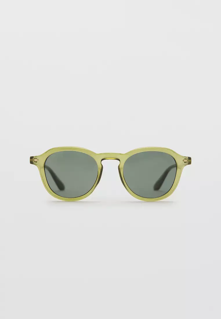 Semi-Transparent Frame Sunglasses
